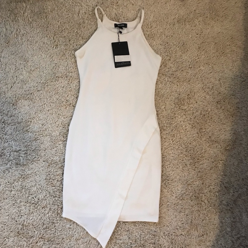 NWT white Missguided dress. Size “4” (small)